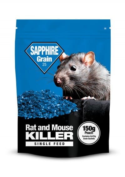 Poison Mouse & Rat Saphire Grain 150g
