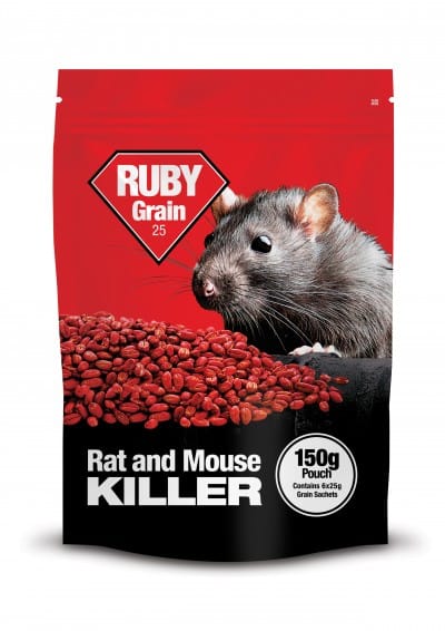 Poison Mouse & Rat Ruby Grain 150g
