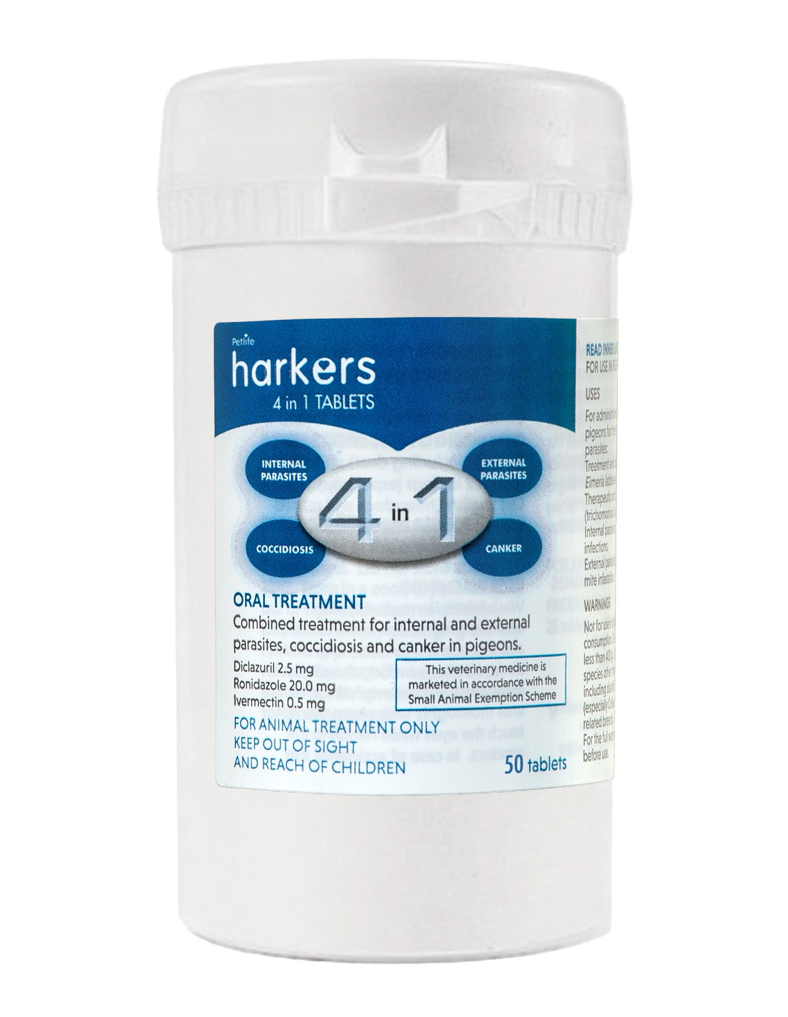 4 in 1 Tablets (50 Tabs)